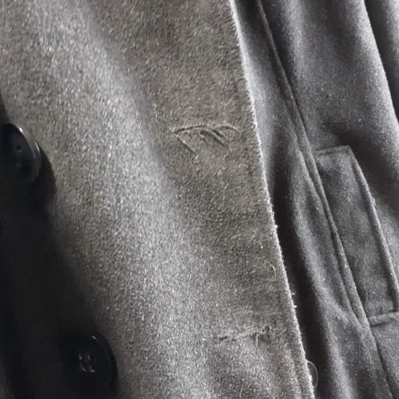 Old Navy Gray Peacoat XL - Picture 5 of 5